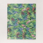 Kleine Franse dorp puzzel Legpuzzel (Verticaal)