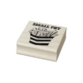 KLEINE FRANSE FEEST Fries Fries Chips Foodie Rubberstempel (Stempel)