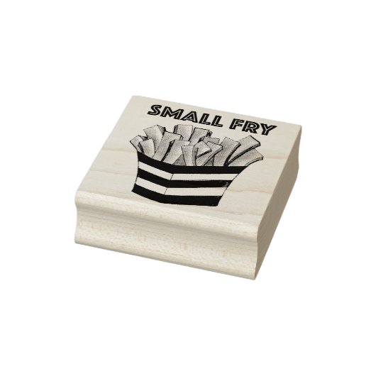 KLEINE FRANSE FEEST Fries Fries Chips Foodie Rubberstempel (Stempel)