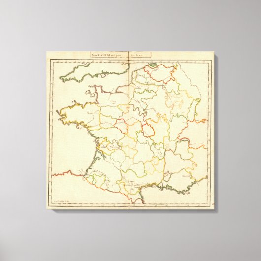 Kleine Franse rivieren Canvas Afdruk (Voorkant)