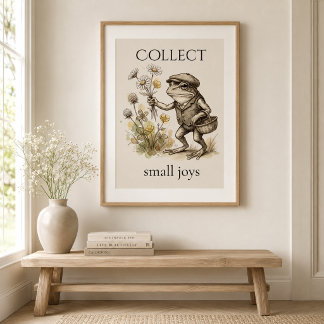 “Kleine Freuden Verzamel” Glanzende Poster met Kik