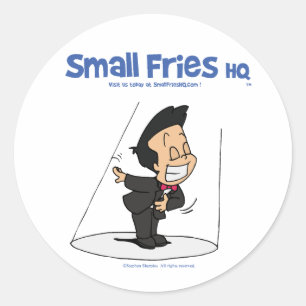 Kleine Fries HQ Oscar Sticker Rond