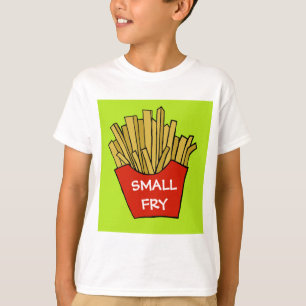 Kleine friet kinder t-shirt met friet
