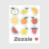 Kleine Fruit Planner Stickers (Vel)
