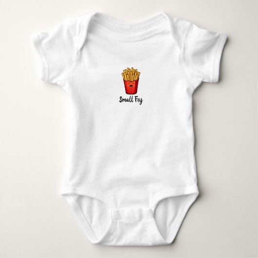 Kleine Fry Baby Bodysuit (Voorkant)