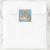 Kleine Fry Zeemeermin Sticker (Tas)