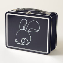 Kleine Fuzzy Bunnies en Leaping Coyote op een zwar