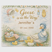 kleine gans is op komst cadeaupapier