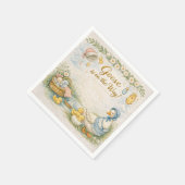 kleine gans is op komst  servet (Hoek)
