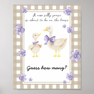 Kleine gans - Raad hoeveel? Poster