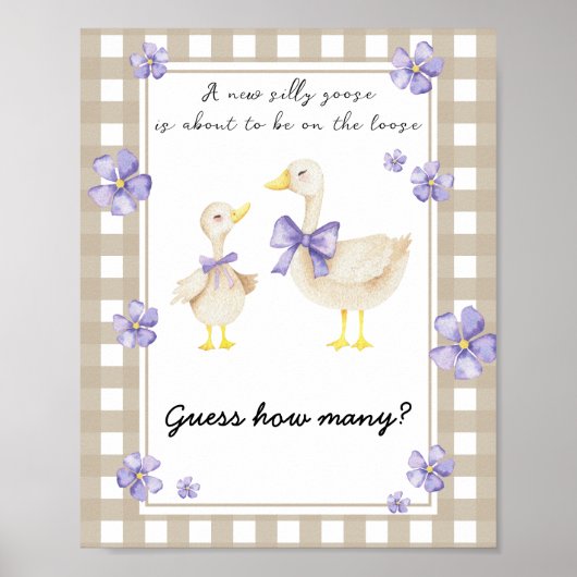 Kleine gans - Raad hoeveel? Poster (Voorkant)