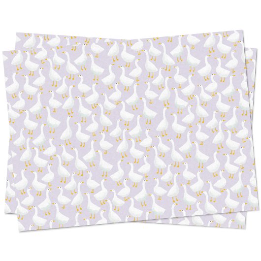 Kleine Ganzenganzen Lila Paarse Tissuepapier