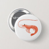 Kleine garnaal ronde button 5,7 cm (Voorkant /achterkant)