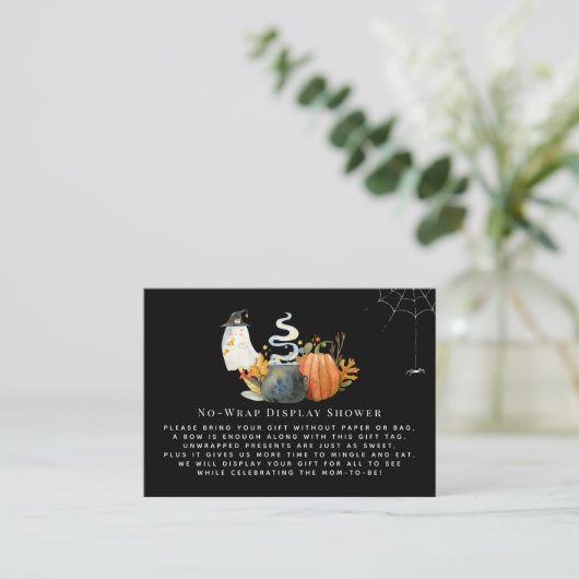 kleine geest | Geen wrap display douche invoegen Informatiekaartje (Staand voorkant)