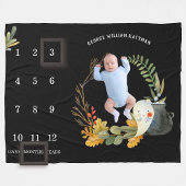 Kleine Geest Halloween Baby Mijlpaal Dekentje Fleece Deken