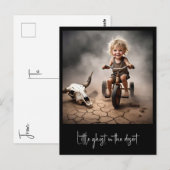 "KLEINE GEEST IN DE WOESTIJN" BRIEFKAART (Voorkant / Achterkant)