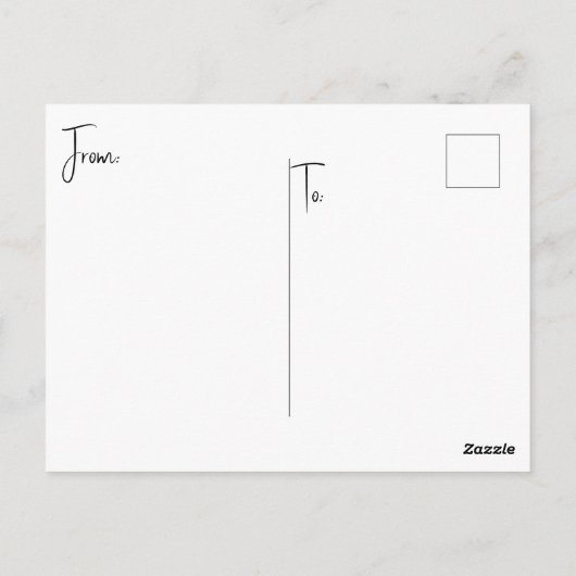 "KLEINE GEEST IN DE WOESTIJN" BRIEFKAART (Achterkant)