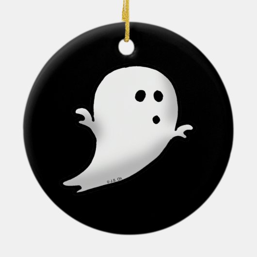 Kleine geest keramisch ornament (Achterkant)