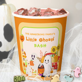 Kleine geesten Halloween Party Papieren Bekers