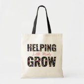 Kleine geesten helpen met het kweken van wildbloem tote bag (Voorkant)
