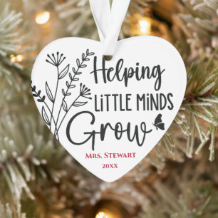 Kleine geesten helpen om de leerkracht te laten gr ornament