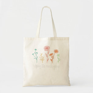 Kleine geesten helpen Wilde bloemen T-shirt Leraar Tote Bag