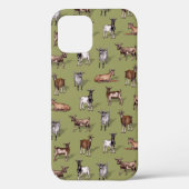 Kleine geit op groen - Geitenherd Pattern Case-Mate iPhone Case (Achterkant)