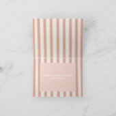 Kleine Gekke Gans Roze Ballon Verjaardag Opgevouwe Bedankkaart (Binnen)