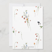 Kleine Gekke Goose Neutral Baby shower Bingo Kaart (Achterkant)