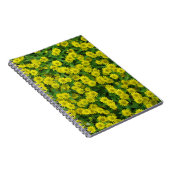 kleine gele bloemen notitieboek (Rechterzijde)