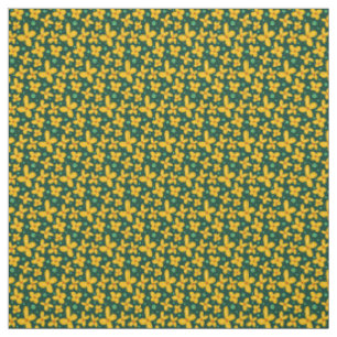 Kleine gele bloemen stof