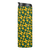 Kleine gele bloemen thermosbeker (Geroteerd rechts)