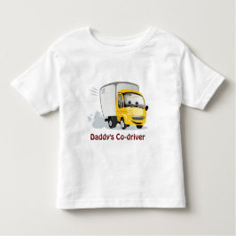 Kleine gele Cartoon Vrachtwagen voor kinderen! Kinder Shirts