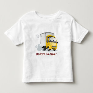 Kleine gele Cartoon Vrachtwagen voor kinderen! Kinder Shirts