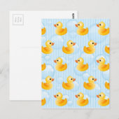 Kleine gele eenden briefkaart (Voorkant / Achterkant)