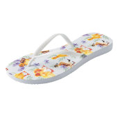 Kleine gele eenden teenslippers (Schuin)