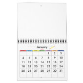 Kleine Gele Lege Kalender 2017 Voor Kinderen (Jan 2026)