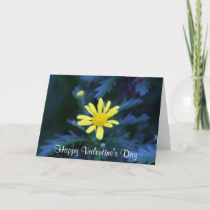 kleine gele valentijnen feestdagen kaart