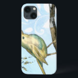 Kleine gele vogel die op een Tak wordt uitgevoerd  Case-Mate iPhone Case<br><div class="desc">Dit schilderij is perfect voor je vogel collectie. De kleine gele vogel- en blauwe pastelachtergrond van dit afbeelding zijn eenvoudig maar verzachtend en kunnen gemakkelijk aan elk aangeboden Zazzle-product worden toegevoegd. Kies deze illustratie vandaag.</div>