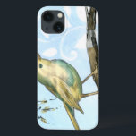 Kleine gele vogel die op een Tak wordt uitgevoerd  Case-Mate iPhone Case<br><div class="desc">Dit schilderij is perfect voor je vogel collectie. De kleine gele vogel- en blauwe pastelachtergrond van dit afbeelding zijn eenvoudig maar verzachtend en kunnen gemakkelijk aan elk aangeboden Zazzle-product worden toegevoegd. Kies deze illustratie vandaag.</div>