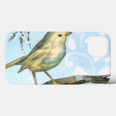 Kleine gele vogel die op een Tak wordt uitgevoerd  Case-Mate iPhone Case (Achterkant (horizontaal))