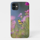 Kleine gele vogel in de bloemen Case-Mate iPhone case (Achterkant)