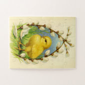 Kleine gele vogel Kindermond Legpuzzel (Horizontaal)