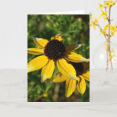 Kleine gele wilde bloemen kaart (Gele Bloem)