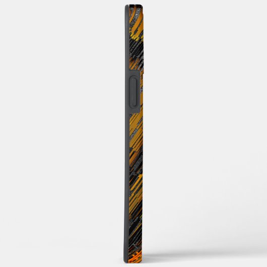 Kleine gelige mozaïek en vervormd Case-Mate iPhone case (Achterkant / Rechts)