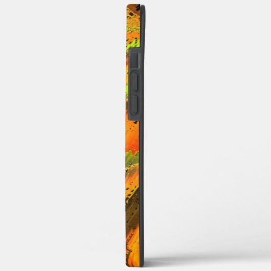 Kleine gelige mozaïek en vervormd Case-Mate iPhone case (Achterkant / Links)