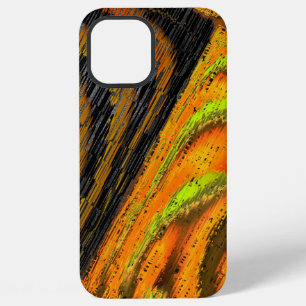 Kleine gelige mozaïek en vervormd iPhone 12 pro max hoesje