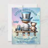 Kleine Gentleman Baby shower | (Voorkant)