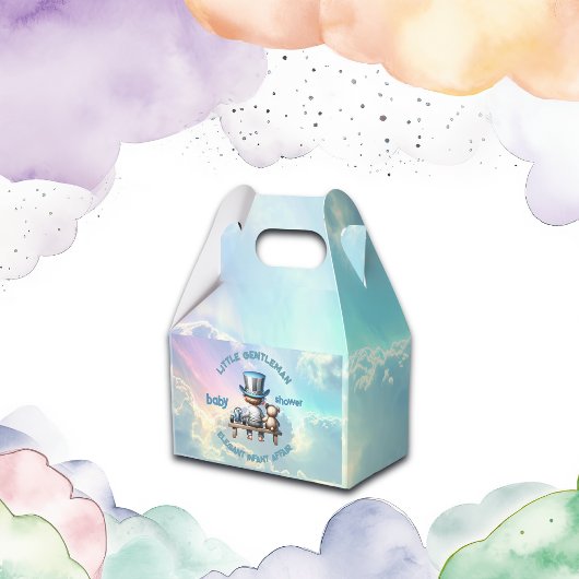 Kleine Gentleman Baby shower | Bedankdoosjes