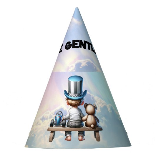 Kleine Gentleman Baby shower | Feesthoedjes (Voorkant)